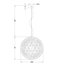 Подвесная люстра Divinare Galassia 1030/02 SP-92