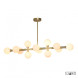 Люстра на штанге iLamp GOLDEN 712P/12 GL-WH