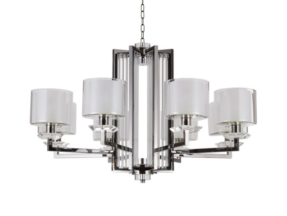 Подвесная люстра Newport 4408+1/C black glossy