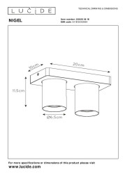 Спот LUCIDE NIGEL 09929/10/16