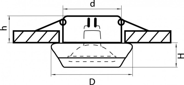 Встраиваемый точечный светильник Lightstar Fritella 002700