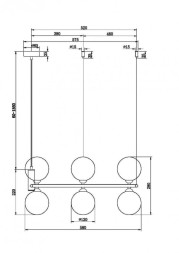 Подвесная люстра Maytoni RING MOD013PL-06BS1