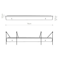 База накладная Nowodvorski Cameleon Canopy D 780 8552
