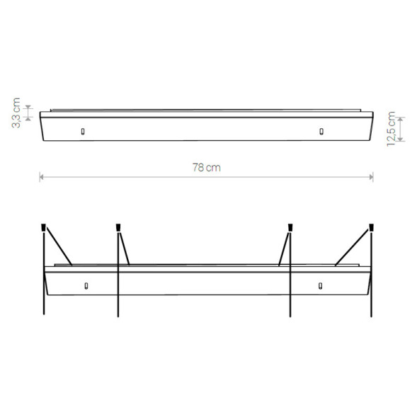 База накладная Nowodvorski Cameleon Canopy D 780 8552