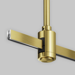 Накладной магнитный шинопровод Maytoni Technical Magnetic trаck system Flarity латунь TRX154-111BS