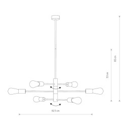 Люстра на штанге Nowodvorski ROTOR 7937