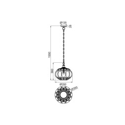 Подвесной светильник Vele Luce HELEN VL4266P21