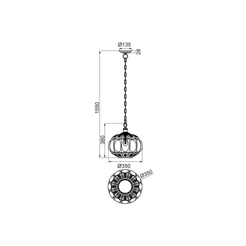 Подвесной светильник Vele Luce HELEN VL4266P21