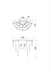 Бра Freya PORTO FR5104WL-02BS