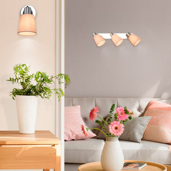 Спот Eurosvet Culver 20080/3 хром/бежевый