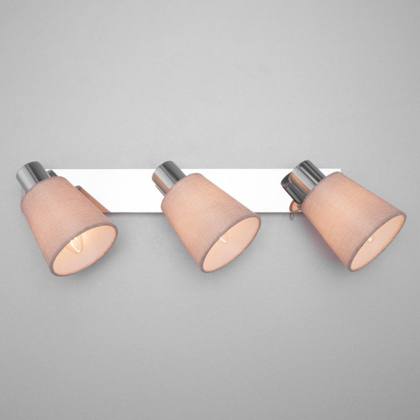 Спот Eurosvet Culver 20080/3 хром/бежевый