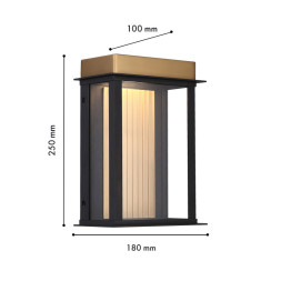 Уличный настенный светильник Favourite GLOW 4302-1W