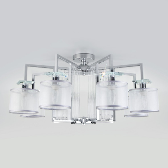 Люстра на штанге Eurosvet FARGO 60123/8 хром Smart (60108/8)