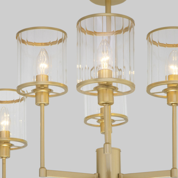 Люстра на штанге Eurosvet Inari 60144/6 золото