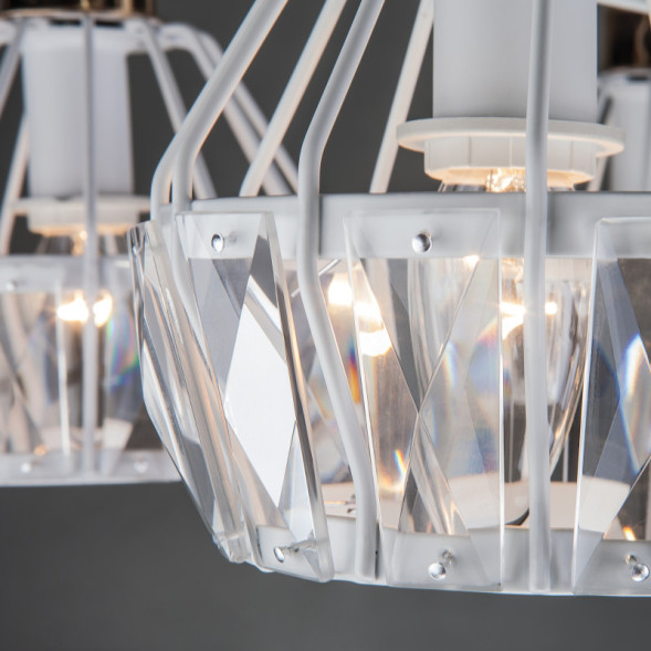 Люстра на штанге Eurosvet LORD 70075/5 белый