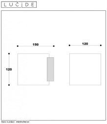 Бра LUCIDE JELTE LED 04203/04/12