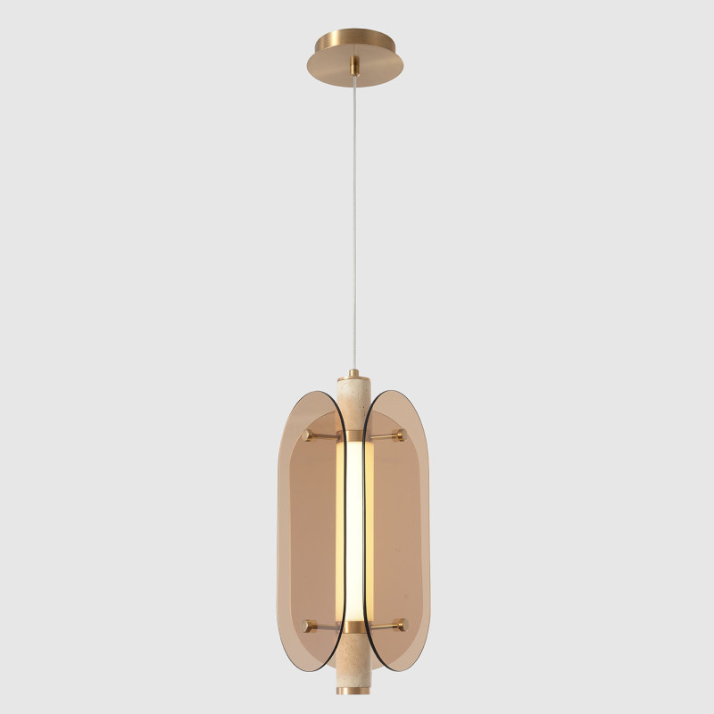Подвесной светильник Crystal Lux AMARILLO SP18W LED BRASS AMARILLO