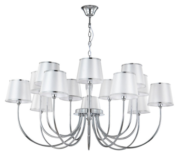 Подвесная люстра Crystal Lux FAVOR FAVOR SP7+7 CHROME