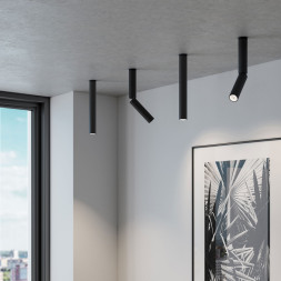 Накладной точечный светильник Elektrostandard Pika 6W (25030/LED) черный