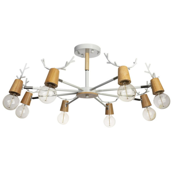 Люстра на штанге LOFT IT SVEN 10024/8 White