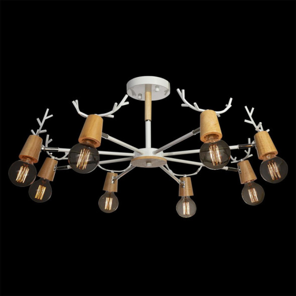 Люстра на штанге LOFT IT SVEN 10024/8 White