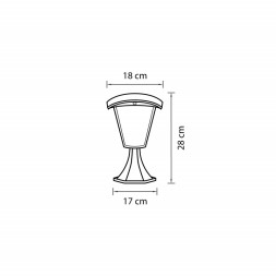 Садово-парковый светильник Lightstar Lampione 375970