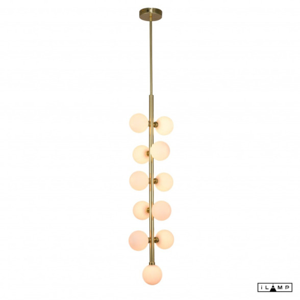 Люстра на штанге iLamp GOLDEN 777P/11 GL-WH
