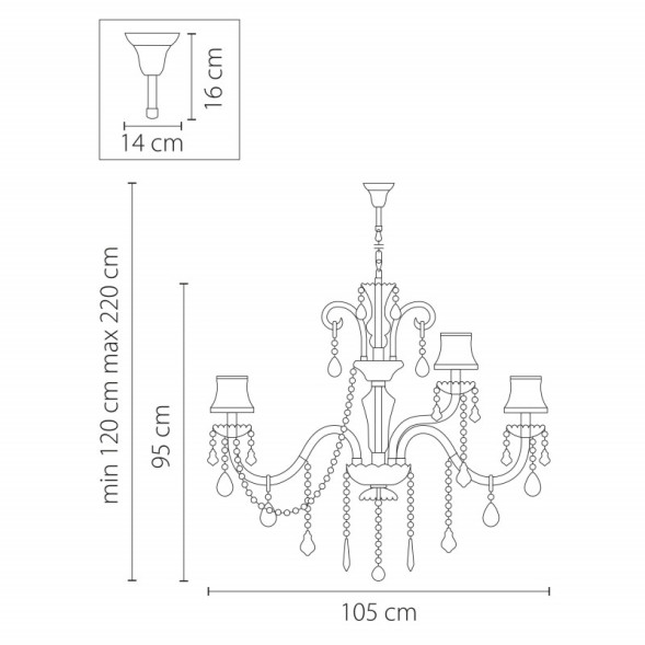 Подвесная люстра Lightstar NATIVO 715187
