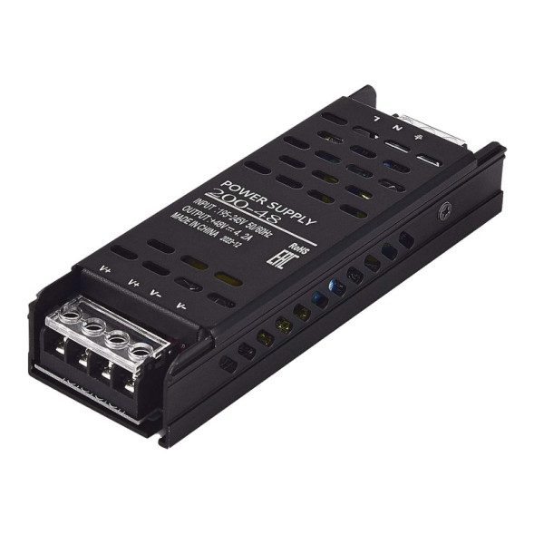 Драйвер для шинопровода ST-Luce Track Black magnet SKYLINE 48 накладной черный ST008.148.200.1