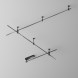Накладной магнитный шинопровод Maytoni Technical Magnetic trаck system Flarity черный TRX154-112B