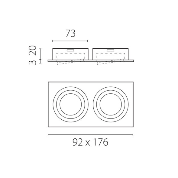 Точечный встраиваемый светильник 011626 Lightstar Singo Base