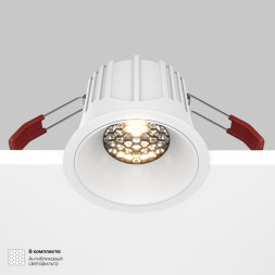 Встраиваемый точечный светильник Maytoni Technical Alfa LED DL043-01-15W4K-RD-W