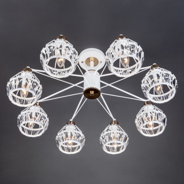 Люстра на штанге Eurosvet LORD 70075/8 белый