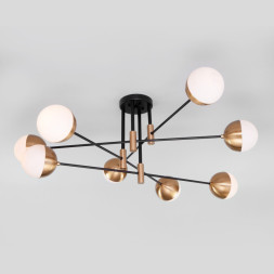 Люстра на штанге Eurosvet NUVOLA 70129/8 латунь