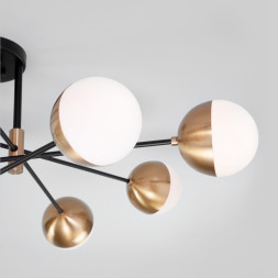 Люстра на штанге Eurosvet NUVOLA 70129/8 латунь