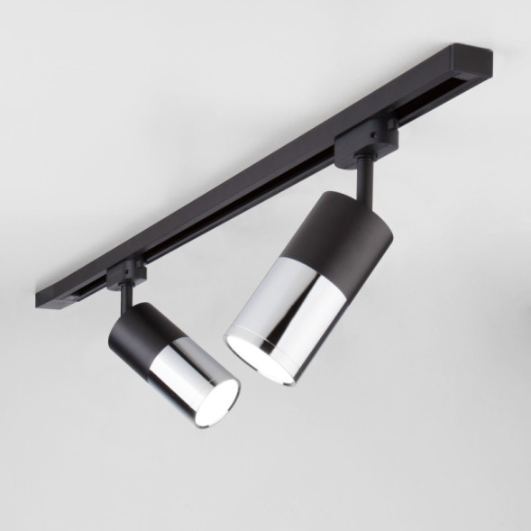 Светодиодный трековый светильник Elektrostandard Avantag Черный матовый/хром 6W 4200K (LTB27)