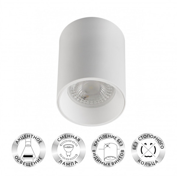 Накладной точечный светильник Denkirs NEAT DK3110-WH
