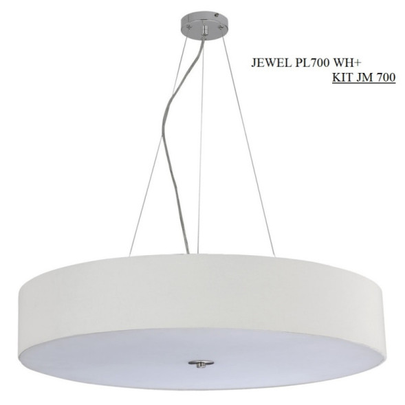 Потолочный светильник Crystal Lux JEWEL JEWEL PL700 WH