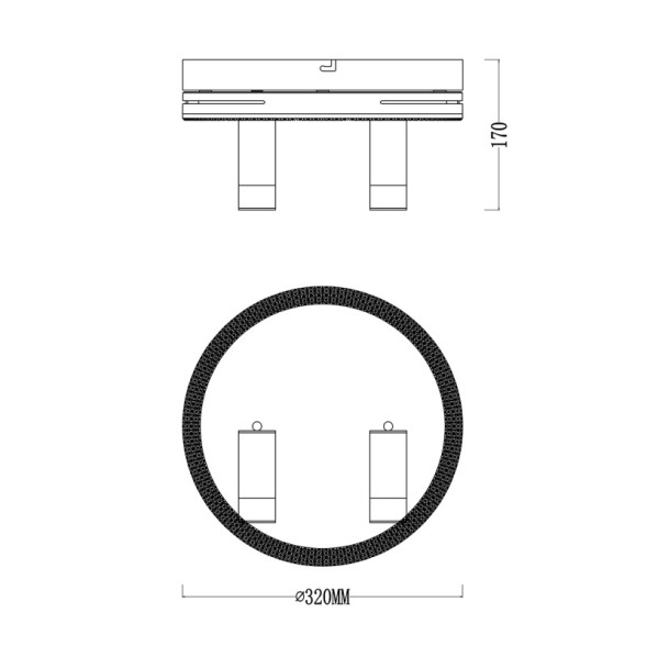 Потолочный светильник Escada 20044SMA/03LED WH