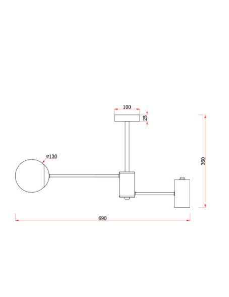 Люстра на штанге Freya FR5325CL-03BS Starshine