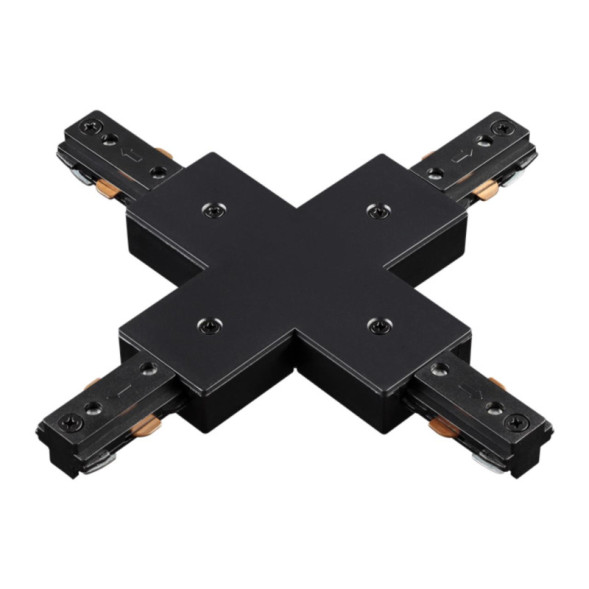 Коннектор для шинопровода Novotech Track Black трехжильный 135013