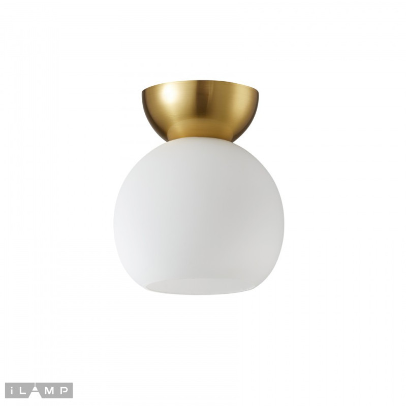 Потолочный светильник iLamp MONO C6079-1 GD+WH