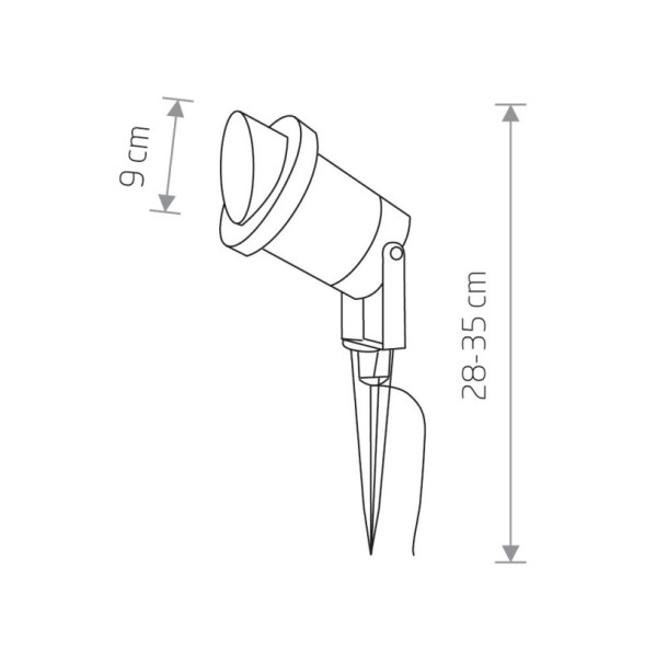 Уличный грунтовый светильник Nowodvorski BUSH 3401
