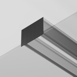 Заглушка для профиля ленты Maytoni Technical ALM013 ALM013EC-PL-B