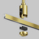 Стойка Maytoni Technical Magnetic trаck system Flarity латунь TRA158C-SL1-BS