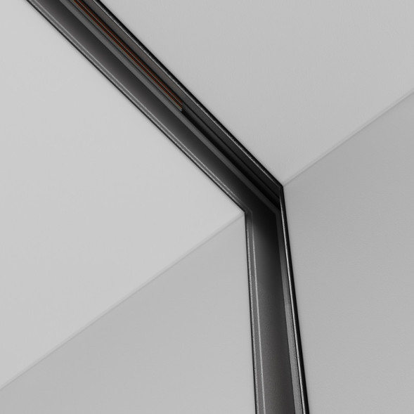 Коннектор для шинопровода Maytoni Technical Magnetic track system Exility встраиваемый ГКЛ 12.5 черный TRA034ICL-42.12B