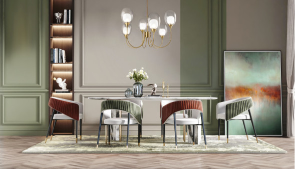 Люстра на штанге Maytoni AURA MOD016PL-06BS