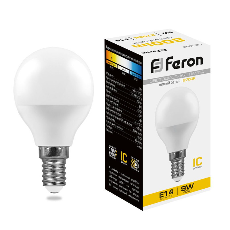 Светодиодная лампа Feron 25801