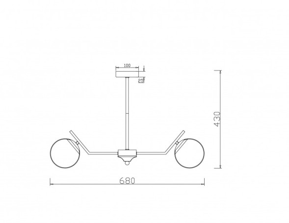 Люстра на штанге Freya Moonrock FR5173PL-06BS