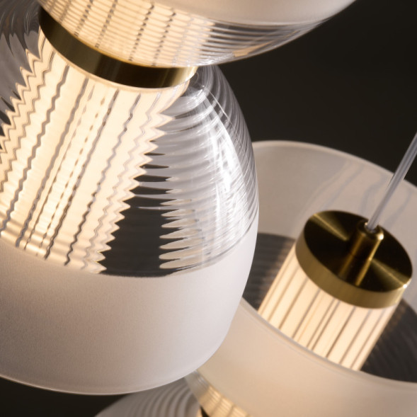 Каскадная люстра Freya Koil FR6136PL-L18BT